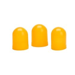 YELLOW LIGHT BULB BOOTS (3/PKG AUTO METER - 3208
